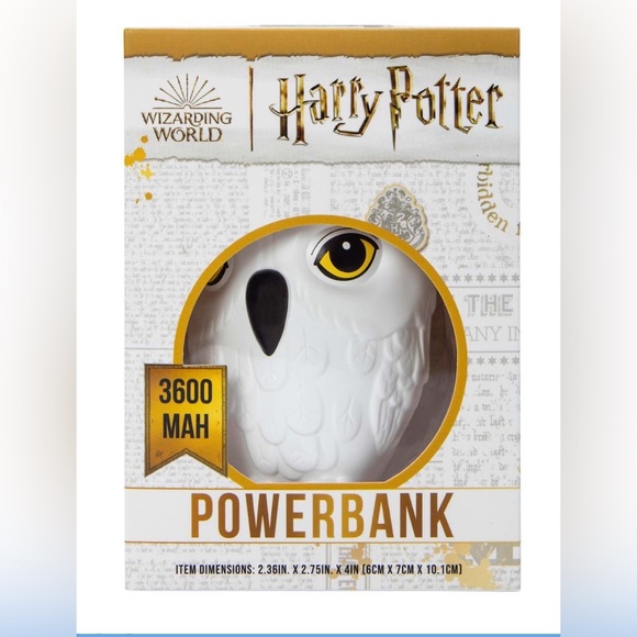🔥Host Pick! 🔥 NWT! Harry Potter Power Bank, Hedwig owl shape. In unopened box. - Picture 1 of 11